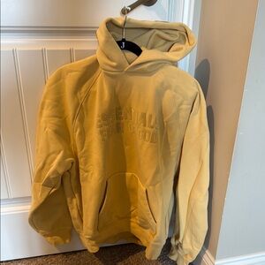 Fear of God Yellow Sweater Soft Cotton Blend